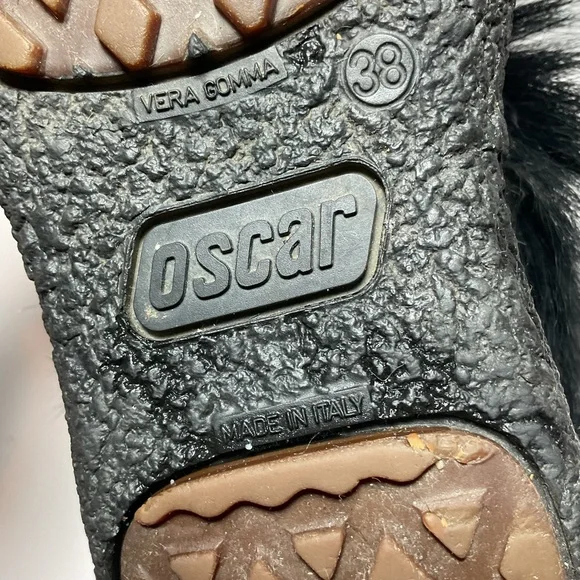 Oscar Sport Vera Gomma Black Winter Boots Italy - Picture 11 of 16